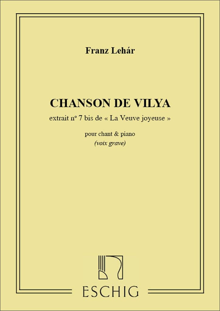Veuve Joyeuse (Vedova Allegra) N 7B Cht Seul
